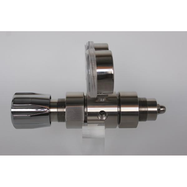 High Pressure Laboratory Stainless Steel Oxygen Regulator with Dual Stage W21.8 G5/8