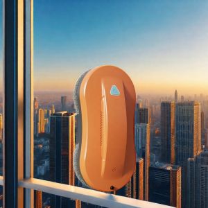 English Operating Language Intelligent Window Cleaner Robot with Speed 2800Pa