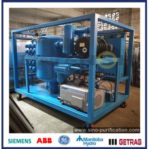 China Large Capacity Vacuum Transformer Oil Purifier 12000L / H Movable on sale