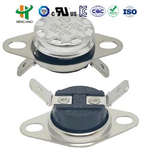 KSD301 Bimetallic Thermostat with 0~250℃ Temperature Range Normally Closed or