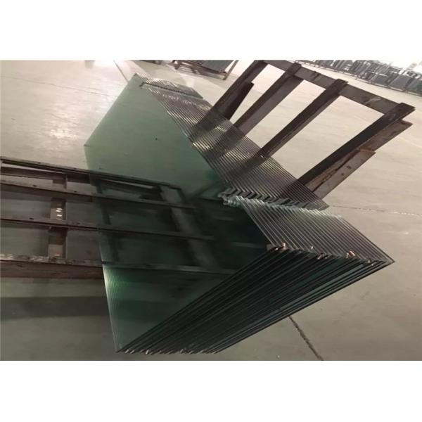 Size Customized Clear Toughened Glass , Bathroom Shower Glass For Shower Enclosure