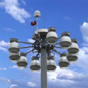 Hot Roll Steel Polygonal Highway Lighting Pole Weather Resistance