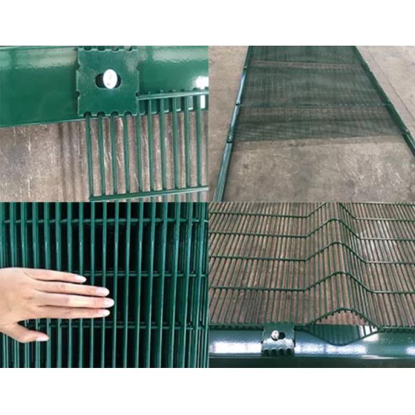 Galvanized 358 Security Fencing Clear View Anti Theft Welded Wire Mesh Panels