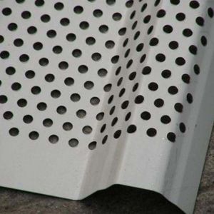 Galvanized Perforated Metal Mesh Stainless Steel Round Hole