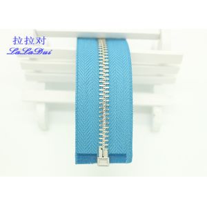 30 Inch Open End Dual Separating Zipper , Long Separating Zippers For Garments