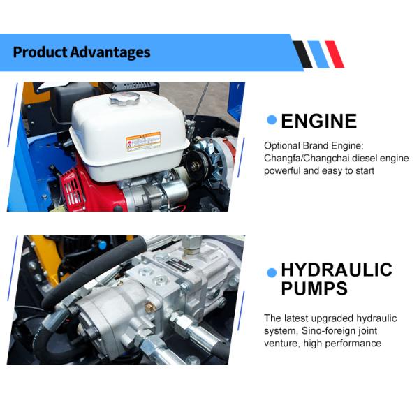 China Factory Road Machinery 1ton 2ton 3ton 4ton 5ton Mini Compactor Road Roller Compact Roller Rodillo Compactador