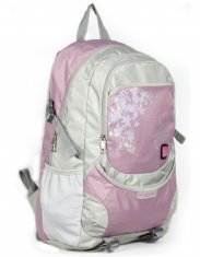 Kids School Backpacks Pink Nylon Backpack Bag for School