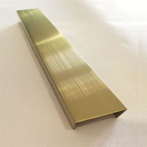 Manufacture U Shape 304 Stainless Steel Tile Trim