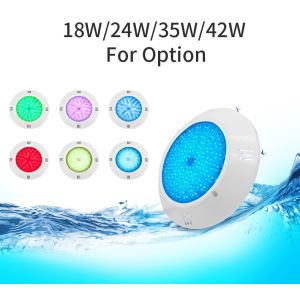IP68 Waterproof LED Concrete Pool Light RGB 18W 24W 35W WiFi Control