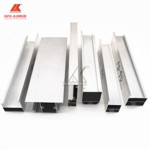 6063 T5 Sliding Door Aluminium Extruded Profiles Ultra Thin