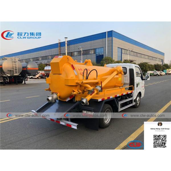 Dongfeng Tuyi 4x2 LHD 2 Tons Vacuum Sewer Suction Truck