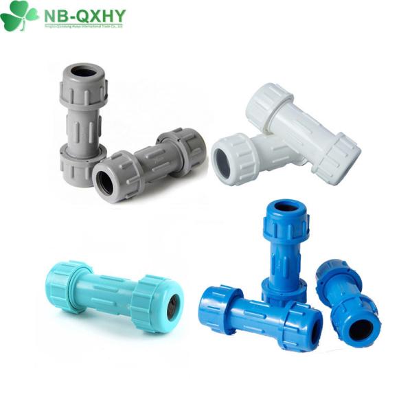 Buy UPVC Water Supply Plastic Pipe Fittings PVC Quick Connect Customized for Your Project at wholesale prices