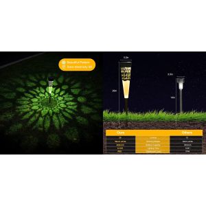 Quality Unique Design Solar Panel Landscape Lights Long Lifespan Lamps for sale