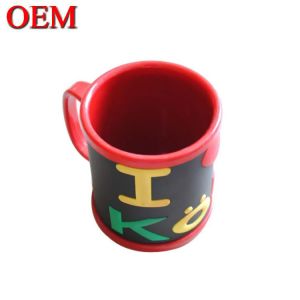 OEM Plastic Cartoon Cute Cup / 3D Model Clear Plastic Mug