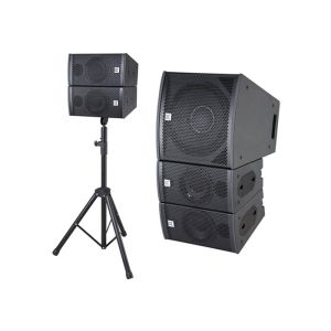 Quality Black CVR 2 Way Crossover Column Array Speakers Full Range for sale