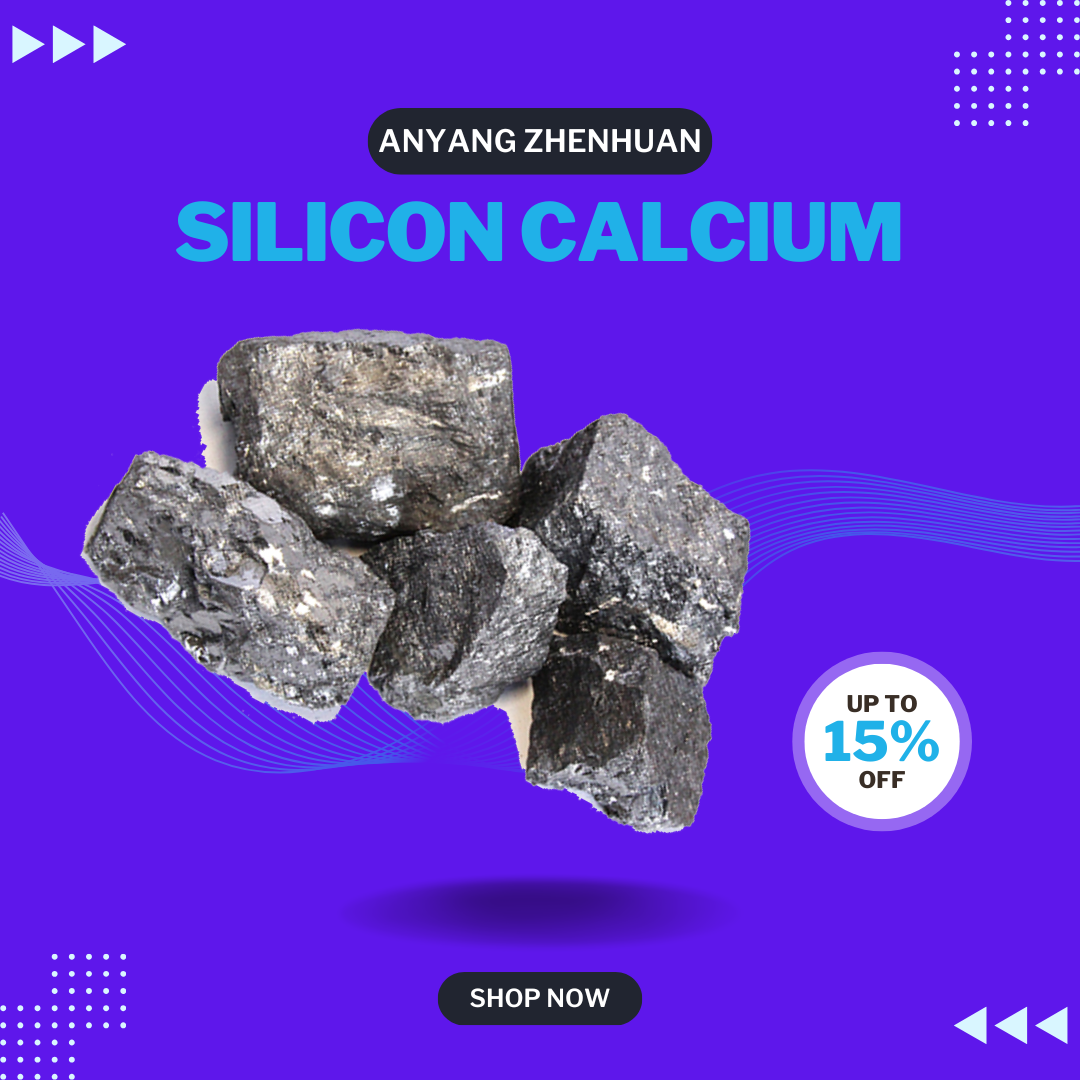 Silicon Calcium 5528 Deoxidizer 10-100 Mm For Casting
