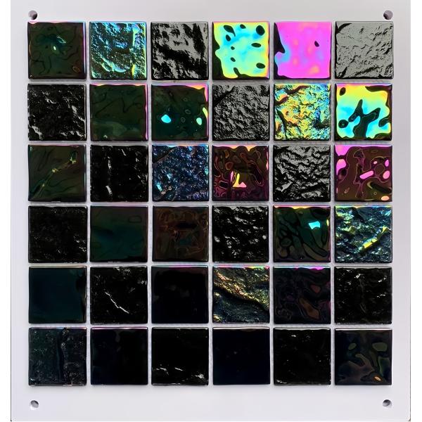 Mix Blue Hotel Swimming Pool Glass Mosaic Design Pattern with Glass Technique