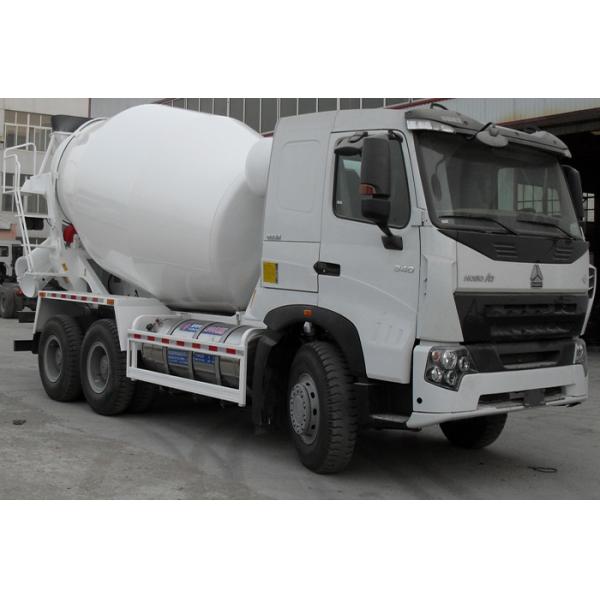 10 Cubic Meters Concrete Mixer Truck With Pump A7 371HP 6X4 RHD