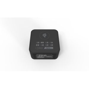 Dual Alarm Radio Dab Bluetooth Clock DAB Radio With Rechargeable Battery Pack