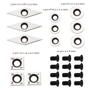 Replaceable Carbide Inserts Carbide Woodturning Tools Set