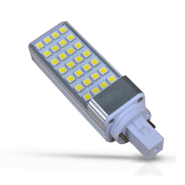 6W G24 LED Light, Energy Saving Cool White 500lm Epistar SMD5050 Led G24 Lights Bulbs