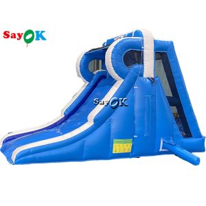 Small Inflatable Slide Wet And Dry Slide Anti Ruptured Logo Printing Outdoor