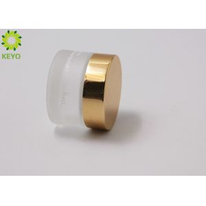 30ml Frosted Glass Cosmetic Cream Jar Custom Printing Logo Acceptable