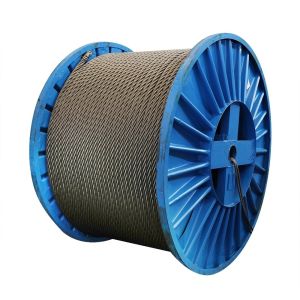 1/32" 3/64'' 1/16'' 3/32'' 1/8'' 5/32'' Non-Coated Steel Core Wire Rope for ing