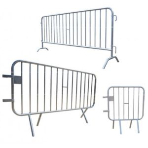 Temporary Crowd Control Barriers Galvanized Crowd Control Barricades Customized