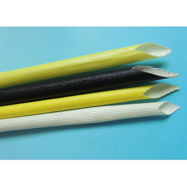 Buy Flexible UL VW-1 Acrylic Coated Fiber Glass Sleeving / Sleeves for Insulation Wear Resistance at wholesale prices