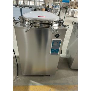 150L LED Display Laboratory Use Bolt Door Structure Vertical Autoclave