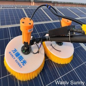Aluminum Alloy Pole Material Solar Panel Cleaning Brush for Optimal Physical