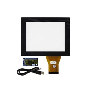 6.5" Flush-mount PCAP Touch Screen Overlay with Black Bezel and ILITEK Touch