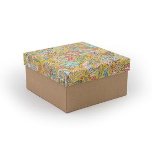 Recyclable Paper Gift Packaging Box Eco - Friendly Biodegradable Design