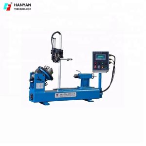 Blue Circumferential Welder Automatic Welding Turntable With Motor Design