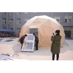 large outdoor luxury waterproof glamping 6m geodesic dome tent hotel