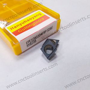 CNC Boring Inserts Wc-Co PVD Coating EPEX080304FRP(C08) HYB208 ，Applicable To