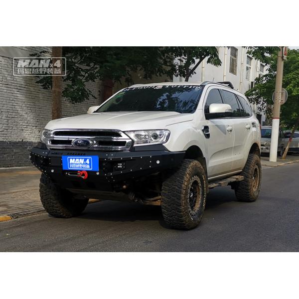 Q235 4x4 Ford Everest Front Bumper Compatible Winch Powder Coated