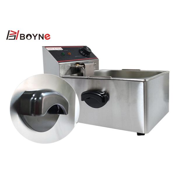 6 Liter Commercial Stainless Steel Electric Deep Fryer
