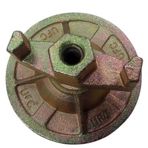 Buy D100 Galvanized Wing Nut Iron Casting Parts For Formwork Tie Rod System Shot Blasting at wholesale prices