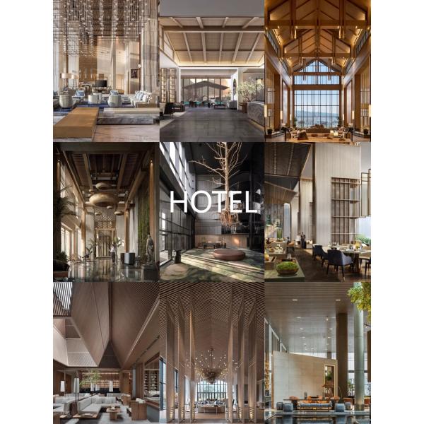 OEM Hospitality Hotel Bedroom Furniture Modern Walnut Wood Finish