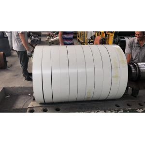 DX51D 0.3mm PPGL Steel Coil Hot Dipped Color Coated 50mm Width