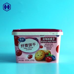 China In Mold Labeling Tubs Square Plastic Box  Environmentally - Friendly on sale