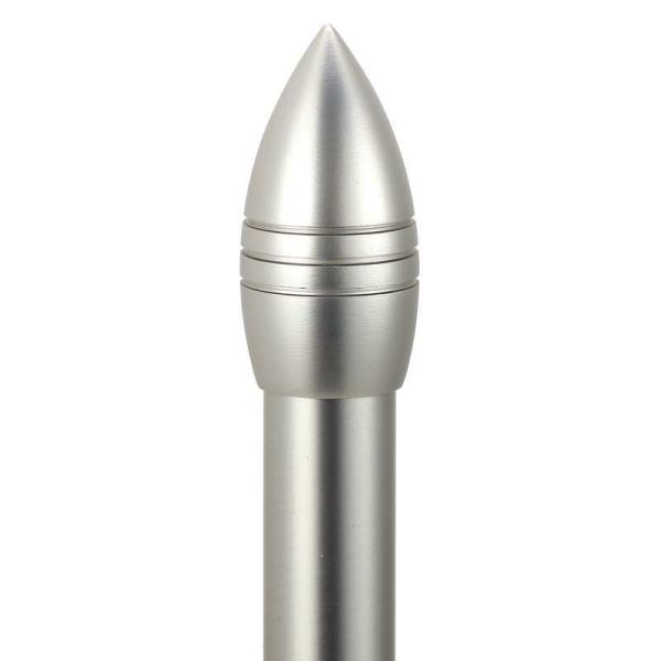 Buy 16MM Bullet Stainless Steel Matte Black Exquisite Curtain Rod at wholesale prices