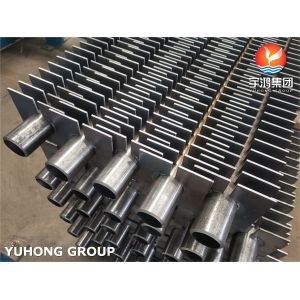 China Seamless Steel Square ASME SA270 TP316L Tube Fins H Type Heating Transfer System Economizer on sale
