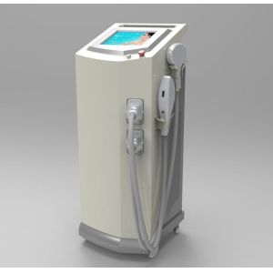 China 808 Semiconductor laser IPL + diode laser hair removal Machine with strong cooling system on sale