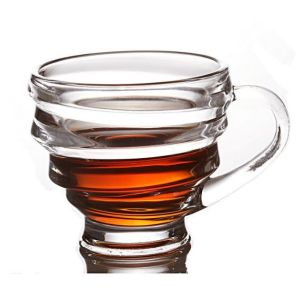 Best selling 6oz Crystal Clear Transparent Coffee Mug Tea Glass