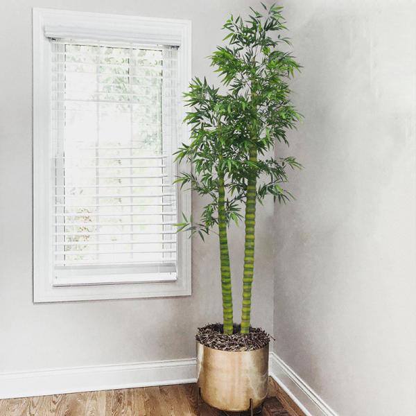 Buy Buddha Bamboo Artificial Potted Floor Plants Indoor Landing Decorative at wholesale prices