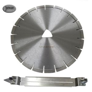 China Silver 12 Inch Early Entry Diamond Concrete Saw Blades Soff Cut Skid Plates on sale