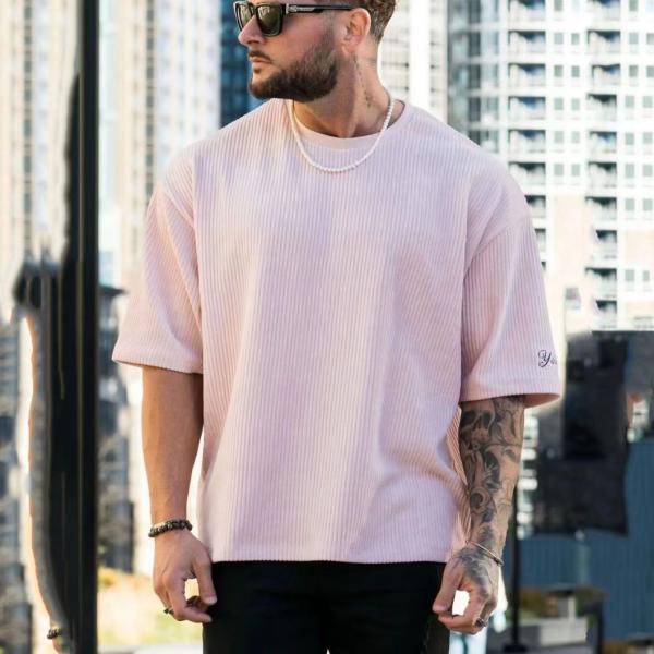 Custom Logo Print 100% Cotton Blank Tshirt Men Breathable Oversize Crew Neck T Shirt for Men